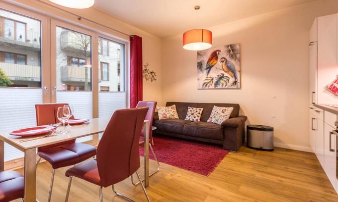 Busum Apartamento | Ferienwohnung Büsumperle Rot