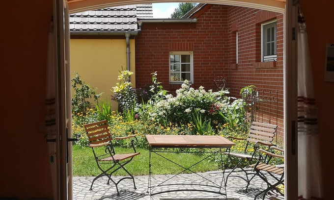 Klitten Apartamento | Ferienwohnung Bauernstübchen - Ferienhof Erlengrund