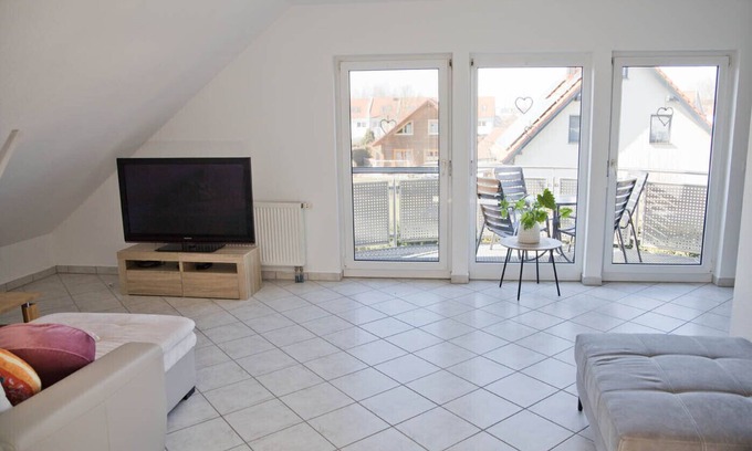 Hassfurt Apartamento | Ferienwohnung Augsfeld Wunderschönen Ferienwohnung mit Hellen Modernen Räumen