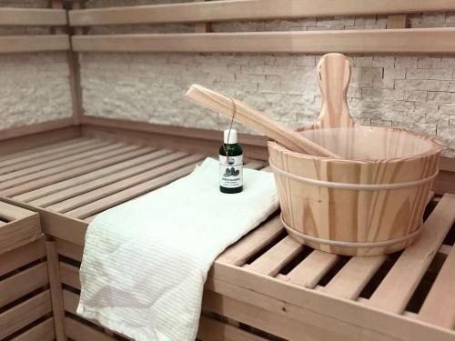 Unterallgau Apartamento | Ferienwohnung Kleines Paradies mit privater Sauna