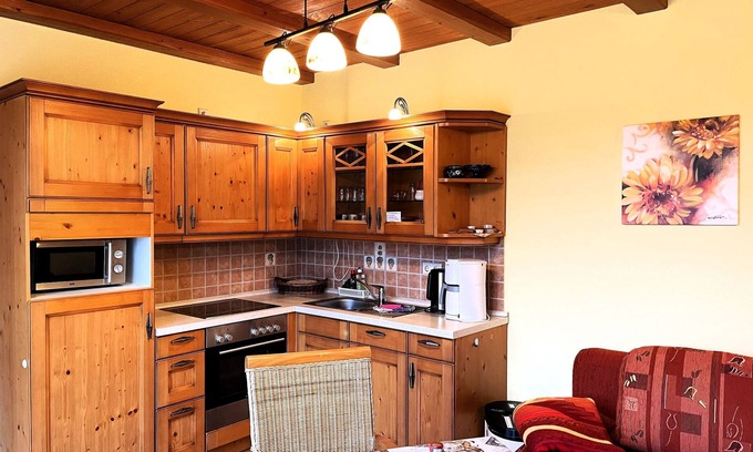 Klitten Apartamento | Ferienwohnung Kranich - Ferienhof Erlengrund