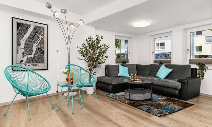 Grundschottel Apartamento | Ferienwohnung mit ca 90 qm - in Ruhiger Lage - mit Terasee