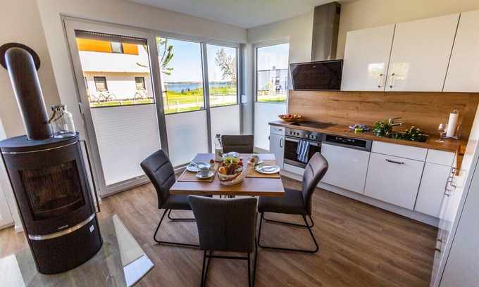 Schwerin Apartamento | Ferienwohnung mit Sauna, Kamin und Garten