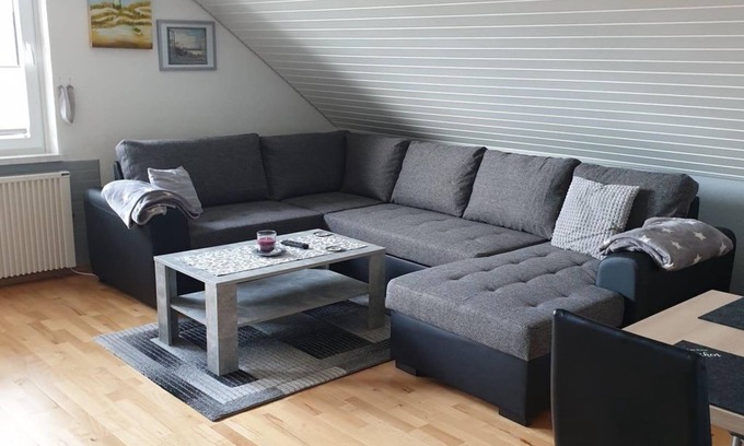 Nordseebad Burhave Apartamento | Ferienwohnung Schäfer Deichgraf - Appartement/fewo, Dusche, WC, 2 Schlafräume