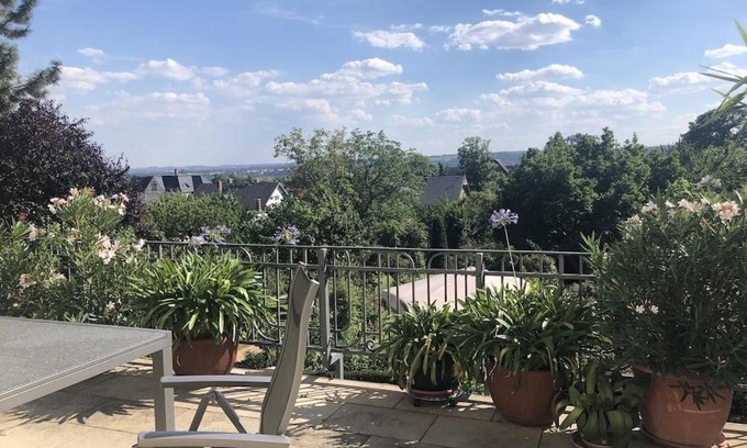 Niederloßnitz Apartamento | Ferienwohnung Villa Barbara auf der sächsischen Weinroute