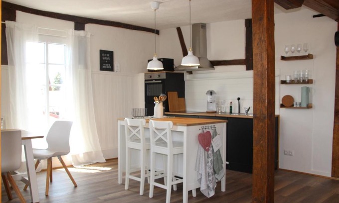 Oberleichtersbach Apartamento | Ferienwohnung - Zur alten Wirtsstube