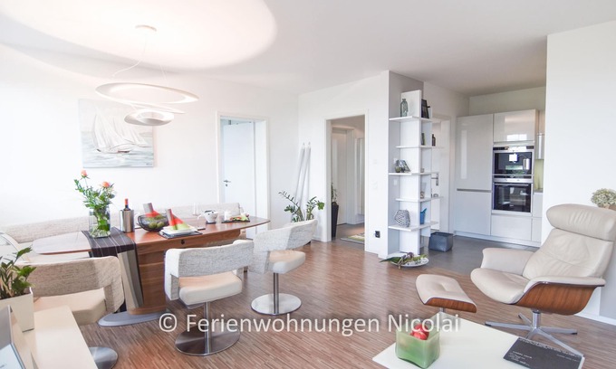 Stein Apartamento | Ferienwohnungen Nicolai - Deichresidenz Stein