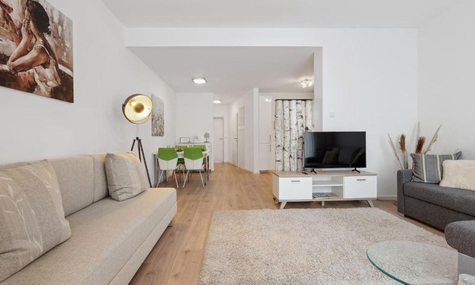 Andreasvorstadt Apartamento | Fewo am Nordpark, Klinik-Uni-nah