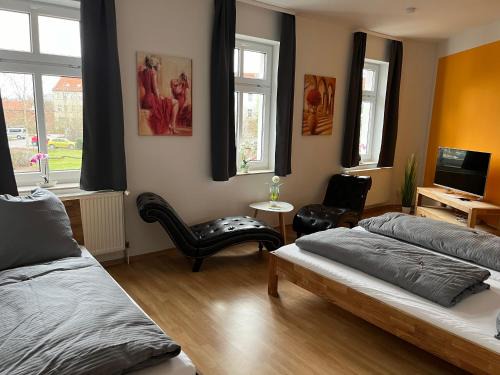 Dessau Apartamento | FeWo "Franzi" 5 Personen, zentrale Lage, Parkplatz