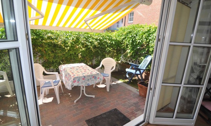 Niendorf Apartamento | Soleado, relajarse en la terraza sur