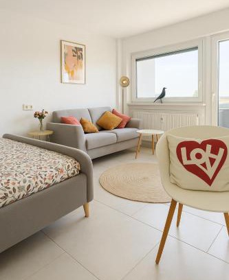 Friedrichshafen Apartamento | Fewo Panoramablick - See- und Bergsicht - haustierfreundlich
