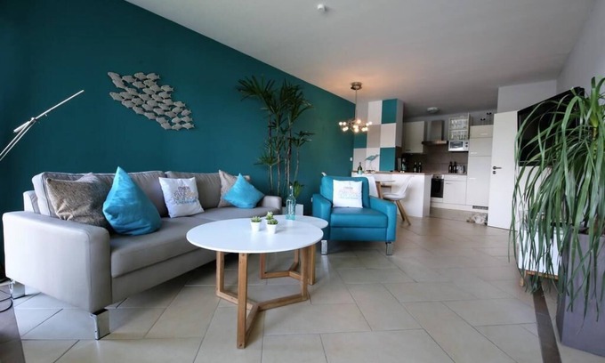Linz am Rhein Apartamento | Fewo RheinDiseño en Linz en el romántico Rin Medio con una hermosa vista al río