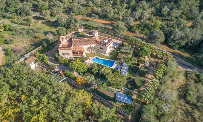 Ariany Cabaña | Finca para 6 con piscina, calefacción, parque infantil, bicis, Ariany, Mallorca