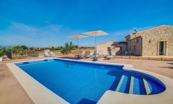Sencelles Villa | Finca rustica en Mallorca Can Brivo con piscina