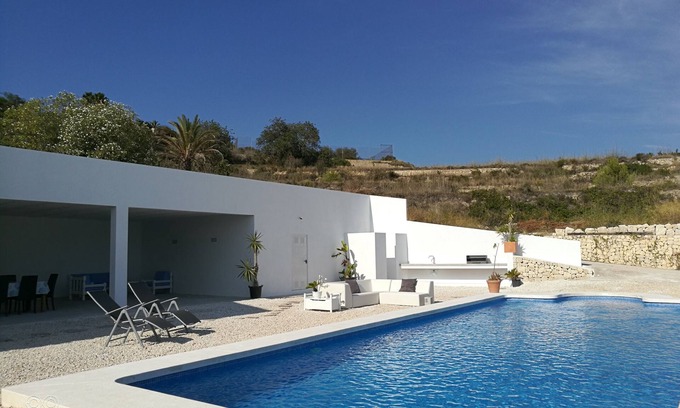 Teulada Casa | FINCA con VISTAS al MAR Vacaciones en un ambiente mediterraneo, PISCINA de 13m