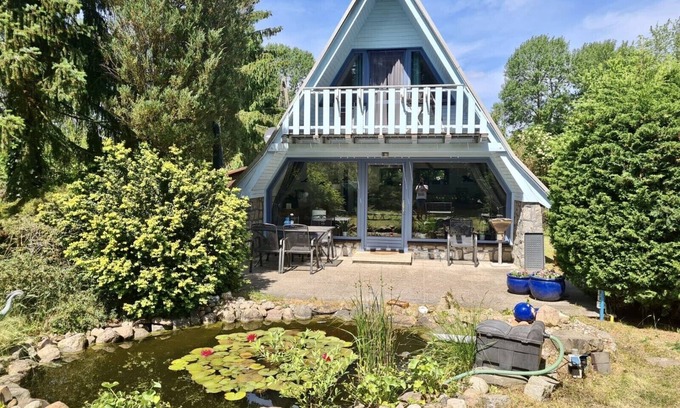 Muritz Casa | Finnhütte mit Pool in Malchow- Mecklenburgische Seenplatte