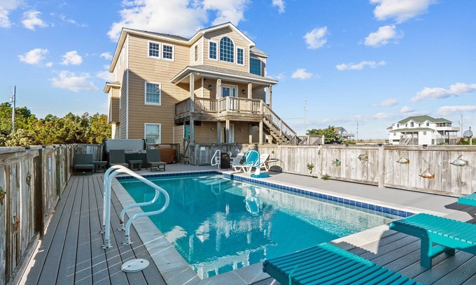 Rodanthe Casa | Fintastic Waves | Semi-Oceanfront | Waves | Sleeps