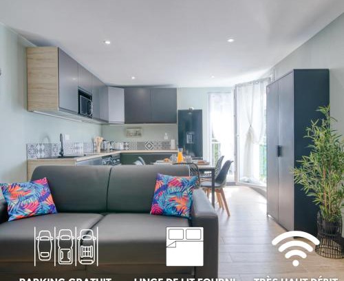 Bascule - Oratoire Apartamento | First flight Colomiers - à 8 mn de l'aéroport- Proche Airbus - 6 voyageurs