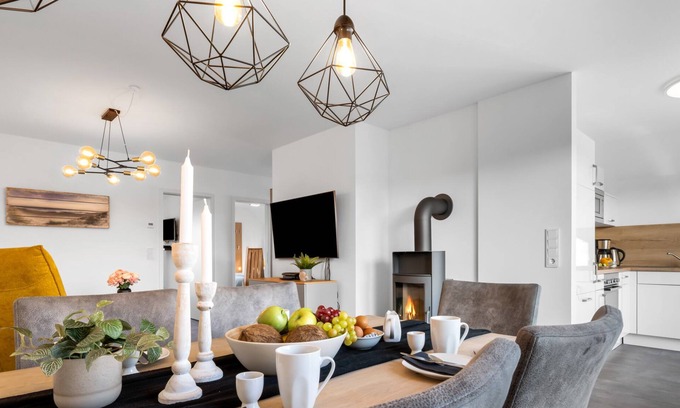 Busum Apartamento | Fischers Koje in Büsum with sauna, parking lot and WLAN