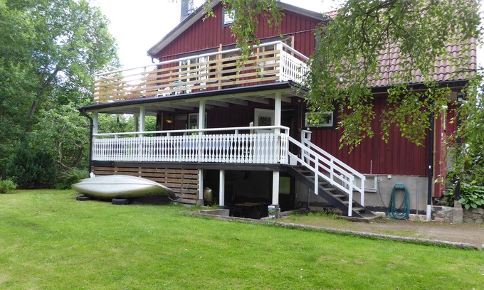 Urshult Casa | La pesca con amigos / familia en comf. gr. Casa con sauna junto al lago Åsnen
