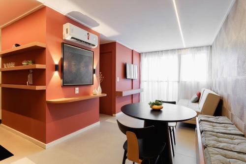 Pajucara Apartamento | Flat beira-mar, novo!