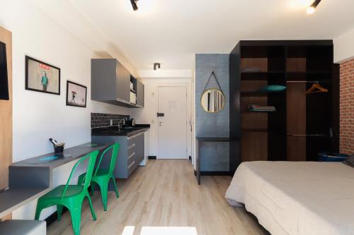 Santa Ifigenia Apartamento | Flat com academia proximo a estacao da Luz