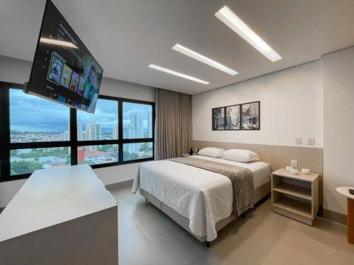 Santa Fe Apartamento | Flat com Cama Queen e Vista Panorâmica da Cidade