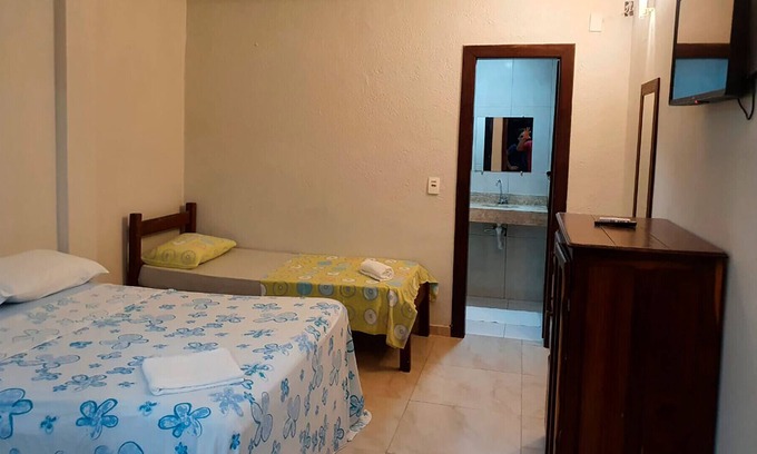 Morro de Sao Paulo Apartamento | Flat com Wi-Fi e Smart TV na Terceira Praia/BA