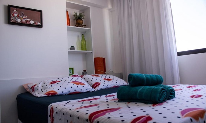 Boa Viagem Apartamento | Flat lado Shopping -Vista p Mar