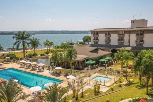 Smin Apartamento | Flat Life Resort com vista do Lago