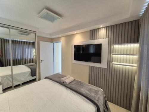 Zona 01 Apartamento | Flat Luxo Golden Ingá - Centro, Ao Lado Shopping