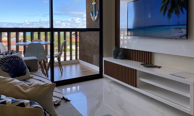 Porto de Galinhas Complejo | Flat Modern Style, Foot in the Sand Resort, Full Kitchen, PetFriendly, Air.Cond
