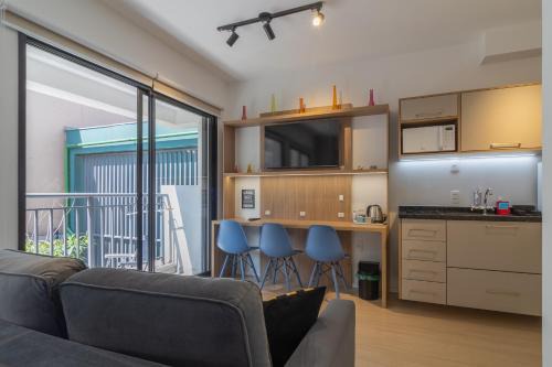 Sao Paulo Apartamento | Flat novíssimo a 200m do Metrô Vila Madalena