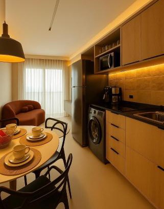 Triangulo das Bermudas Apartamento | Flat Praia do Canto 2Q-2B Long Stay TRIÂNGULO DAS BERMUDAS