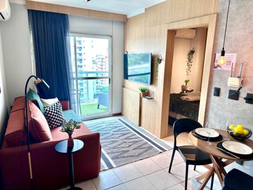 Triangulo das Bermudas Apartamento | Flat Vista Mar Miolo Praia Canto Piscina Cama Queen Ar
