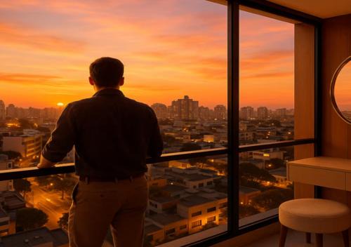 San Isidro Apartamento | FlatTOP San Isidro City View Lima 3B 1804