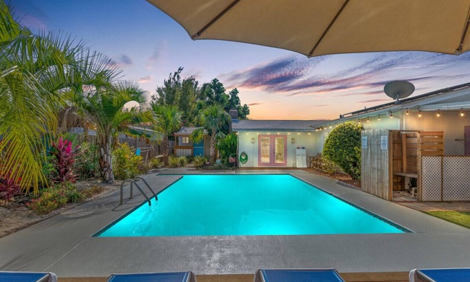 Upper Grand Lagoon Casa | Flirty Flamingo: Prvt Htd Pool, GmRm, Cov'd Patio w/ PingPong, FREE Activities@