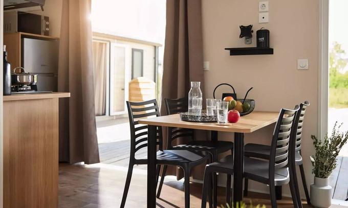 Granges-Aumontzey Casa | Flower Camping LA STENIOLE **** - Grand Confort mobile home - 2 bedrooms for 4 people