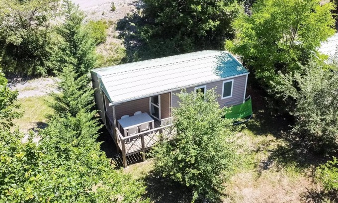 Clamensane Casa | Flower Camping Le Clot du Jay *** - Mobile home Comfort 29m2 2 bedrooms + terrace 4 people