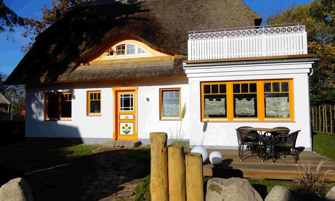 Wieck auf dem Darss Apartamento | For a relaxing vacation under thatch in a quiet, central location in Wieck