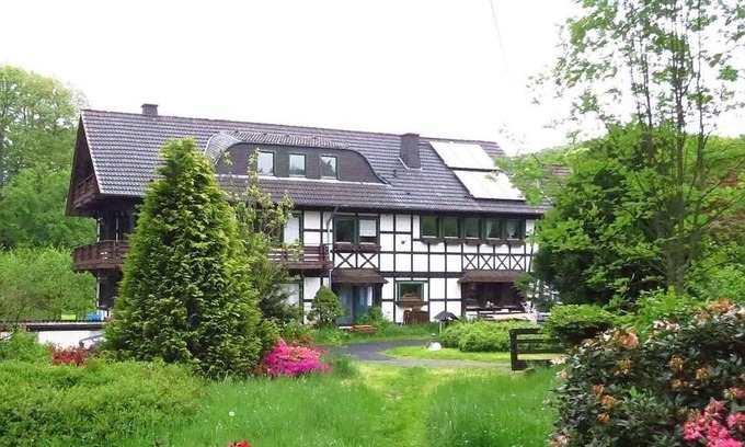 Schladern Casa | Former. Mill estate with vacation home in an idyllic, natural setting.
