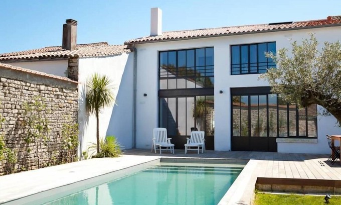 Le Bois-Plage-en-Re Casa | Antiguo arquitecto renovado bodega con piscina climatizada - Etiqueta 5 *