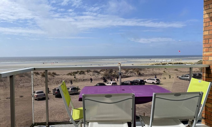 Fort-Mahon-Plage Apartamento | Fort-Mahon-Plage: Estudio con balcón, totalmente equipado, parking privado