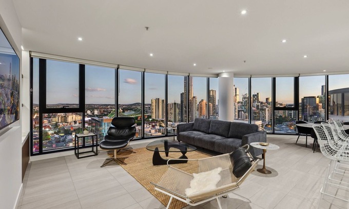 Fortitude Valley Apartamento | Fortitude Valley 3-Bed, Top Floor + Bridge View