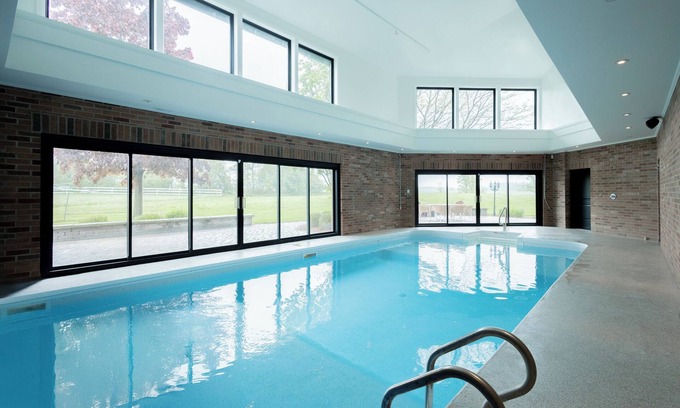 Huron East Casa | Foxfield Estate Luxury 7BR Countryside Estate Indoor Heated Pool and Sauna