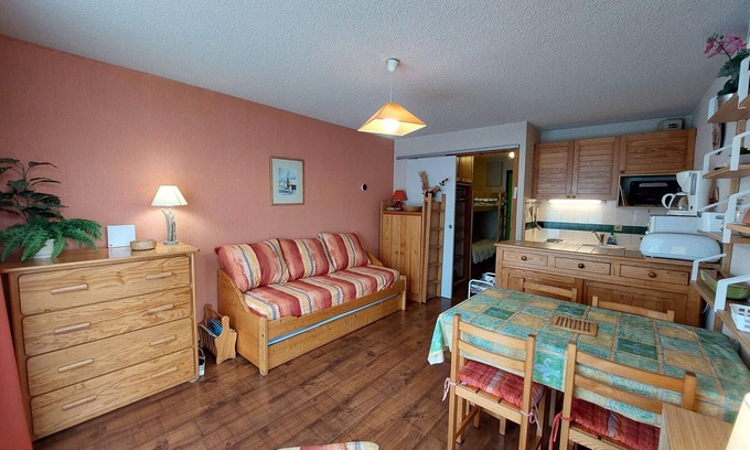 Autrans-Meaudre-en-Vercors Apartamento | Apartamento en Autrans para 4 personas, cerca de pistas de esquí, balcón, Wi-Fi y todas comodidades