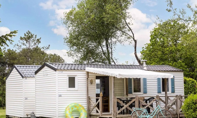 Jugon-les-Lacs-Commune-Nouvelle Villa | Camping Au Bocage du Lac**** - Gîte COMFORT - 3 bedrooms 8 persons