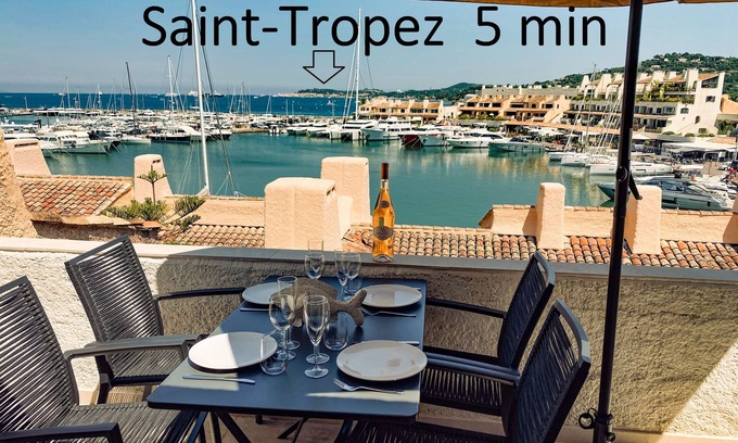 Port Cogolin Apartamento | Luxe Penthouse Les Pieds dans l'Eau Saint-Tropez!4