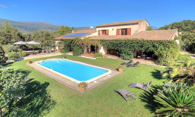 Le Plan-de-Grasse Villa | Villa de estilo provenzal PLASCASSIER cerca de Cannes Valbonne Grasse