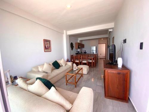 Boca del Rio Apartamento | Frente a la Playa con acceso directo AC Alberca y Elevador